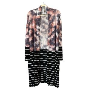 Lightweight Long Sleeve Women's Cardigan, Pockets, Open Front Made in the USA